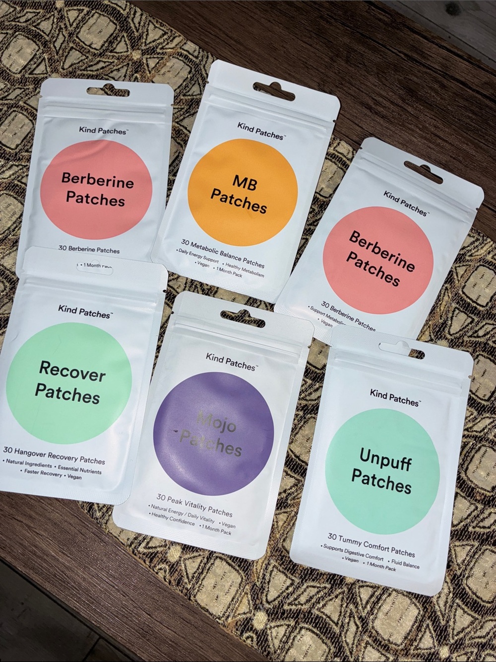 6 Kind Patches